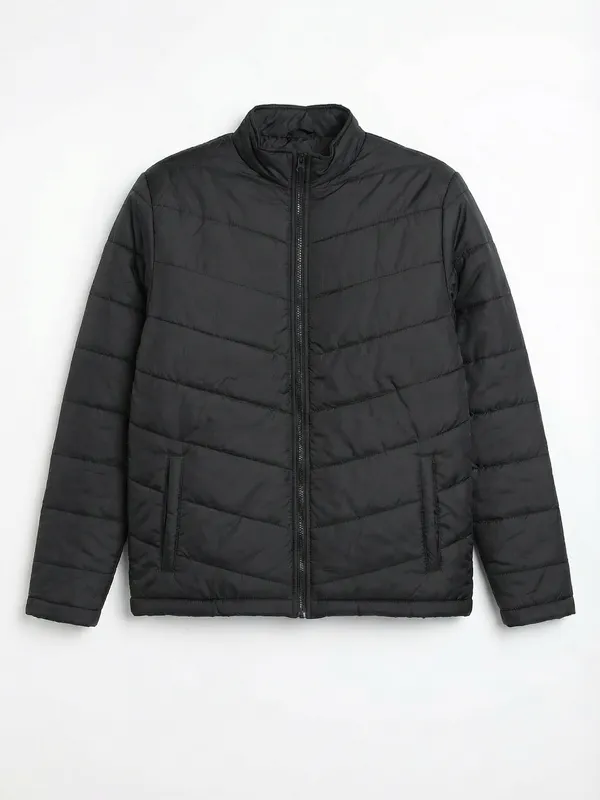 Solid Puffer Jacket