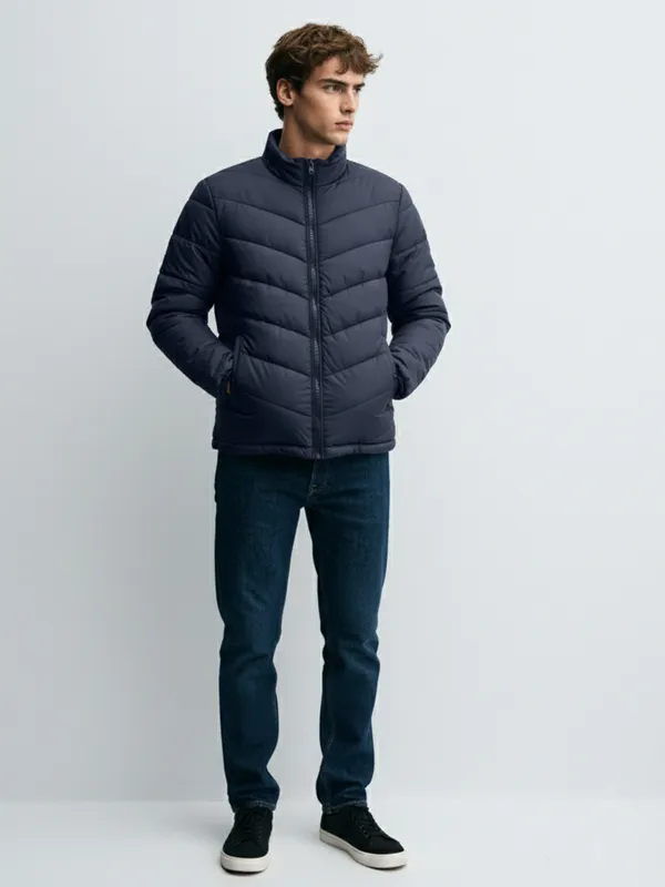 Solid Puffer Jacket