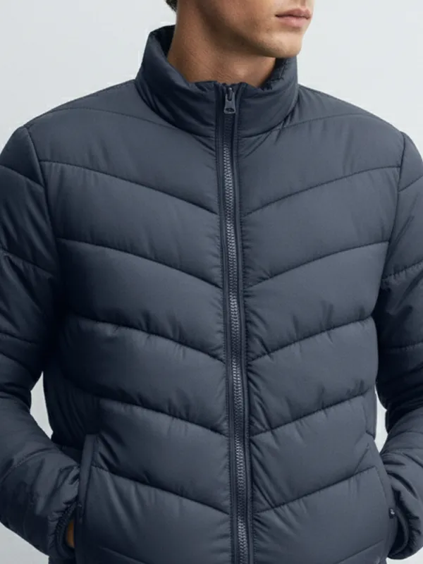 Solid Puffer Jacket