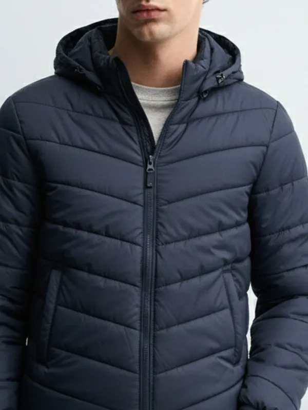 Solid Puffer Jacket