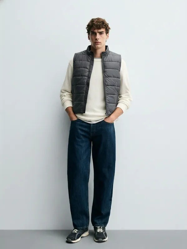 Purple By Highlander Men Black Solid Puffer Jacket