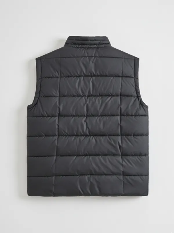 Purple By Highlander Men Black Solid Puffer Jacket