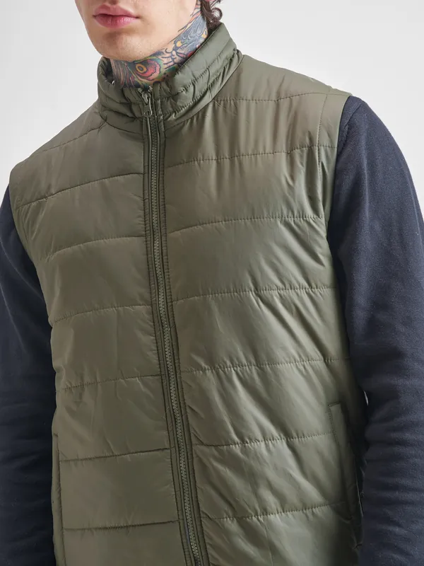 Solid Puffer Jacket