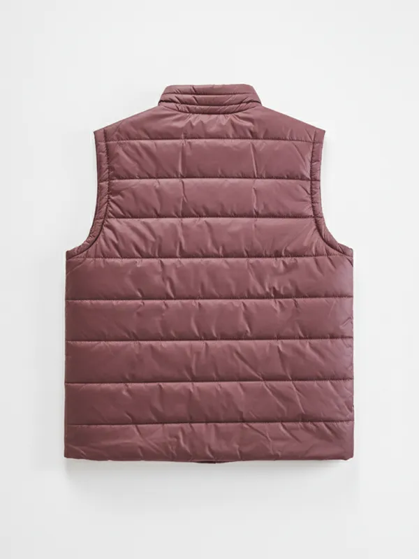 Purple By Highlander Men Brown Solid Puffer Jacket