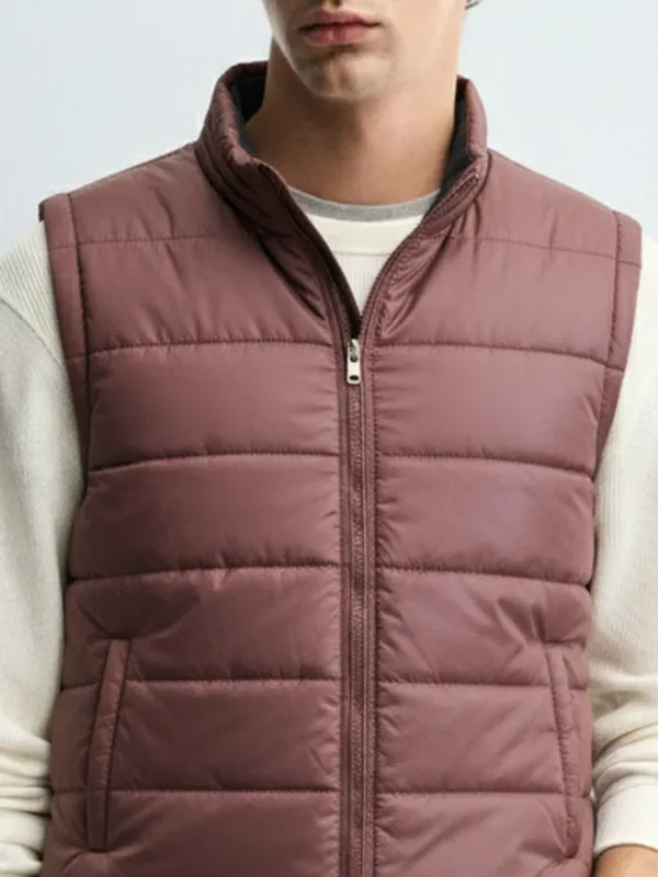 Purple By Highlander Men Brown Solid Puffer Jacket