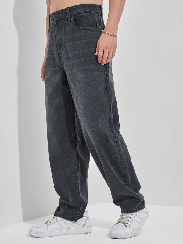 Highlander Men Grey Relaxed Fit Jeans