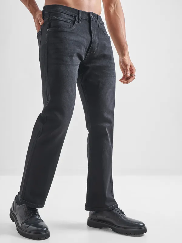 Purple By Highlander Men Grey Straight Fit Jeans
