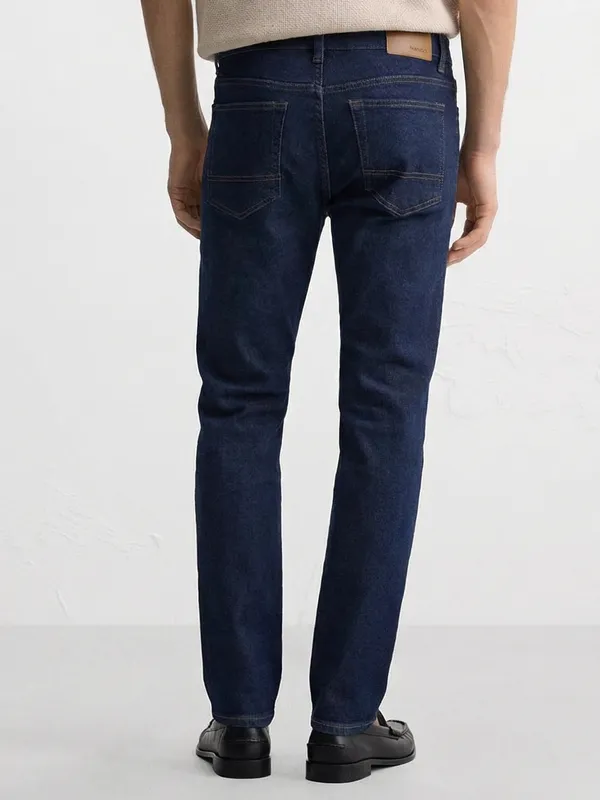 Purple By Highlander Men Blue Tapered Fit Stretchable Jeans