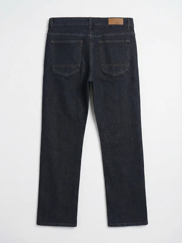 Purple By Highlander Men Blue Straight Fit Stretchable Jeans