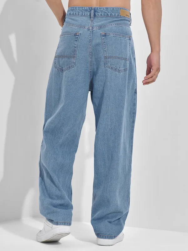 Purple By Highlander Men Blue Relaxed Fit Jeans