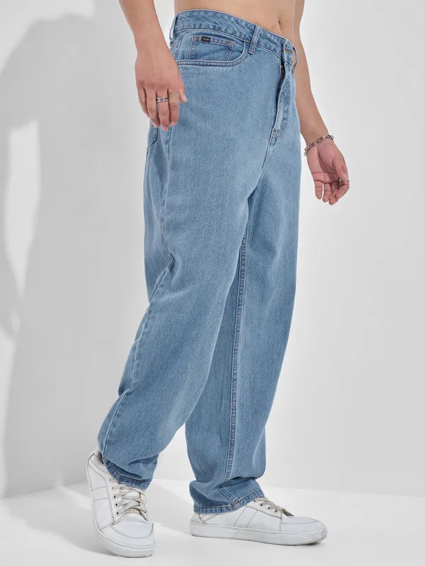 Purple By Highlander Men Blue Relaxed Fit Jeans