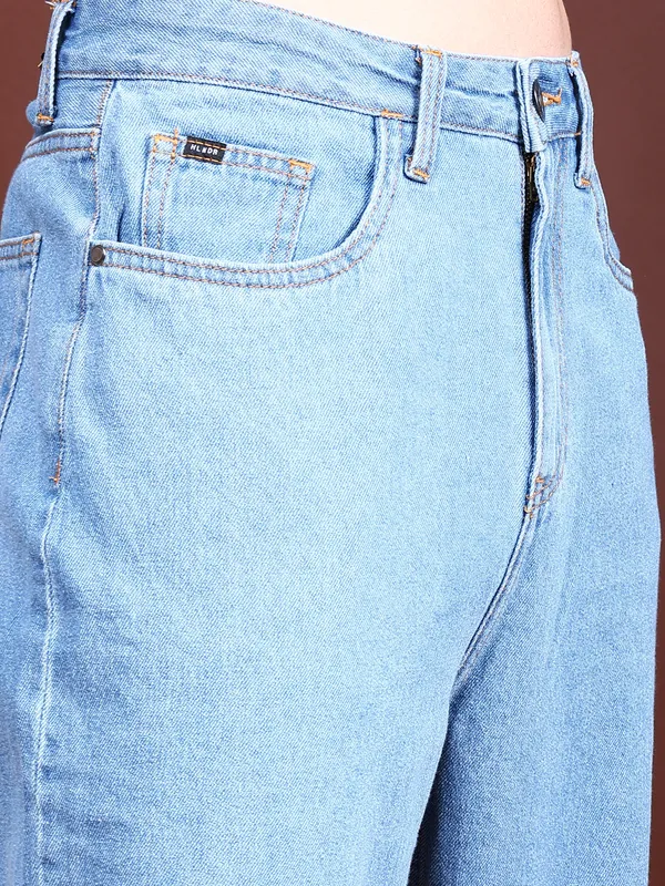 Purple By Highlander Men Blue Relaxed Fit Jeans