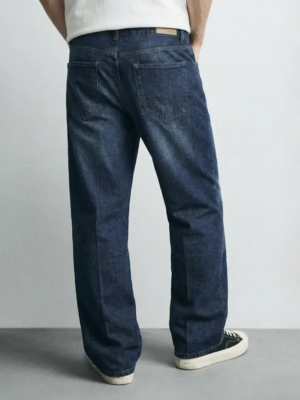 Purple By Highlander Men Blue Relaxed Fit Jeans