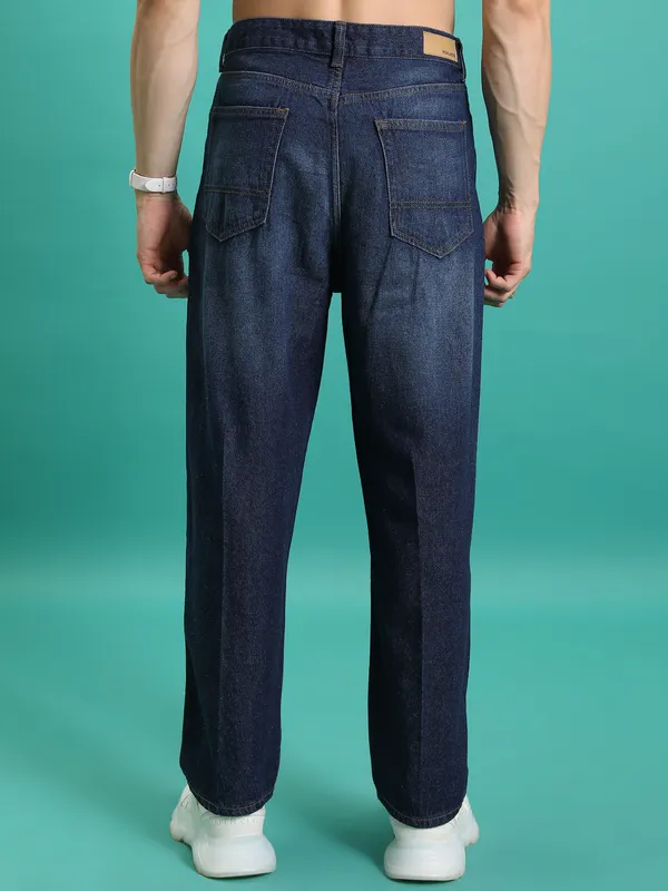 Purple By Highlander Men Blue Relaxed Fit Jeans