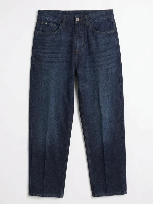 Purple By Highlander Men Blue Relaxed Fit Jeans