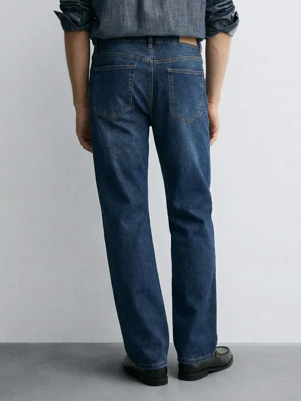 Purple By Highlander Men Blue Relaxed Fit Jeans