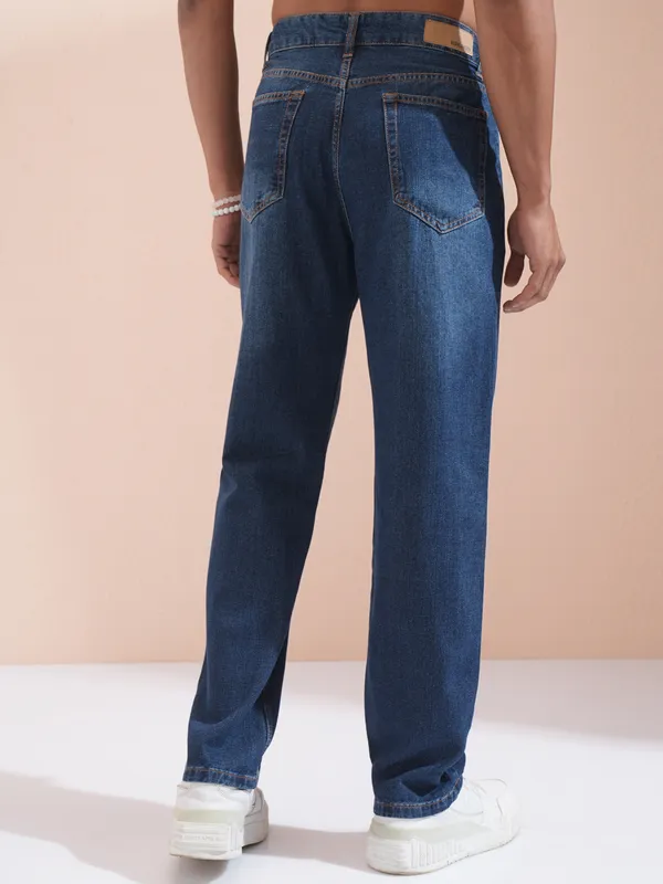 Purple By Highlander Men Blue Relaxed Fit Jeans