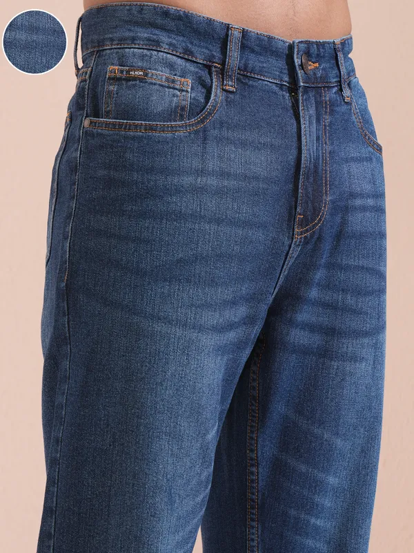 Purple By Highlander Men Blue Relaxed Fit Jeans