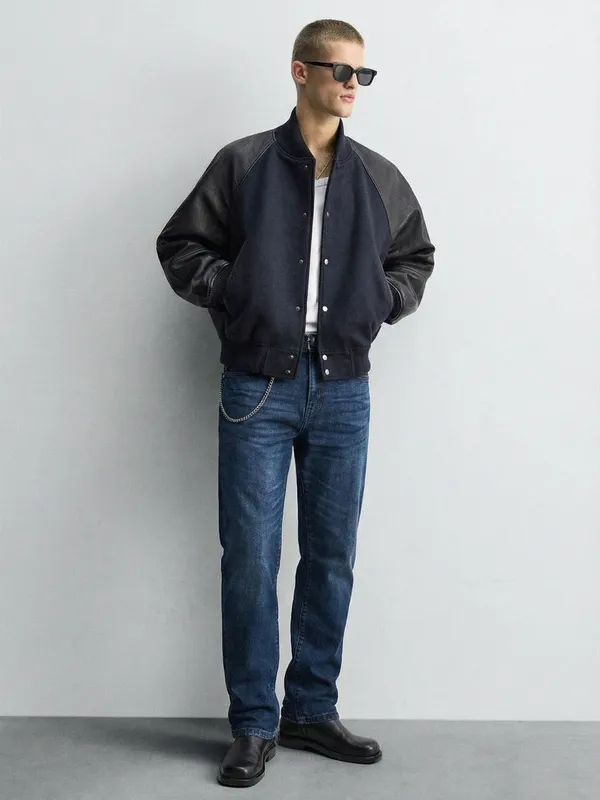 Purple By Highlander Men Blue Straight Fit Jeans