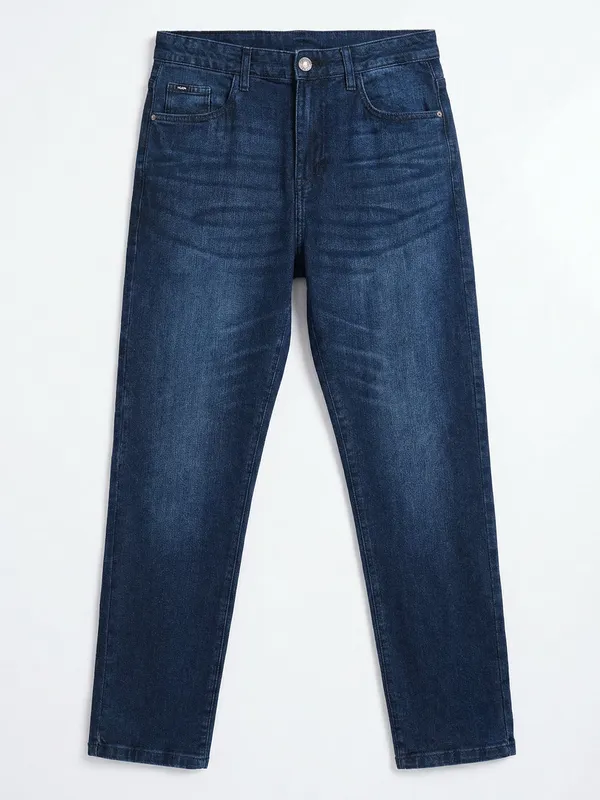 Purple By Highlander Men Blue Straight Fit Jeans