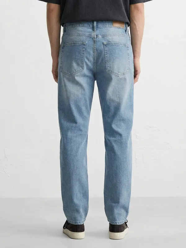 Purple By Highlander Men Blue Straight Fit Jeans