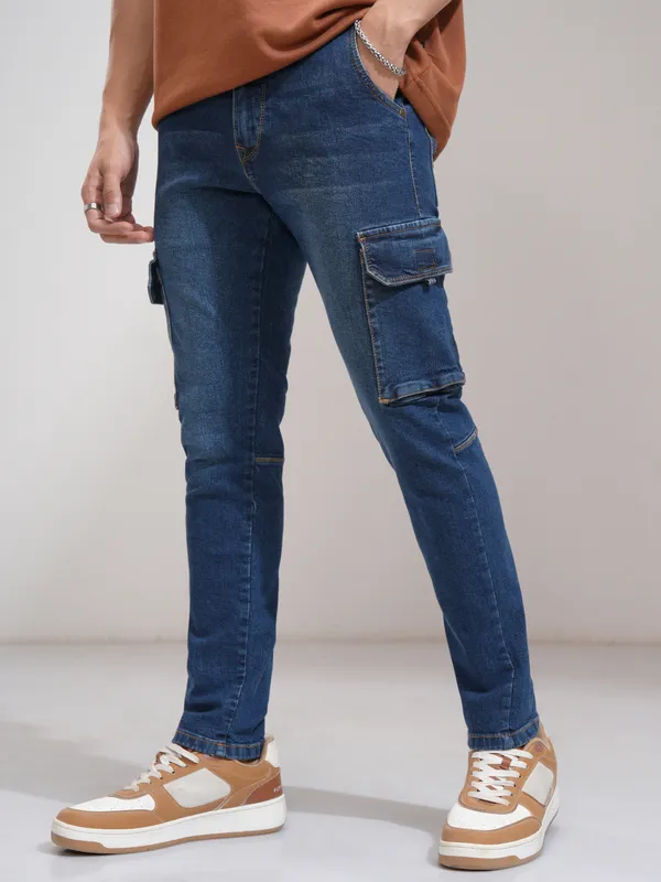 Highlander Men Blue Slim Fit Stretchable Jeans
