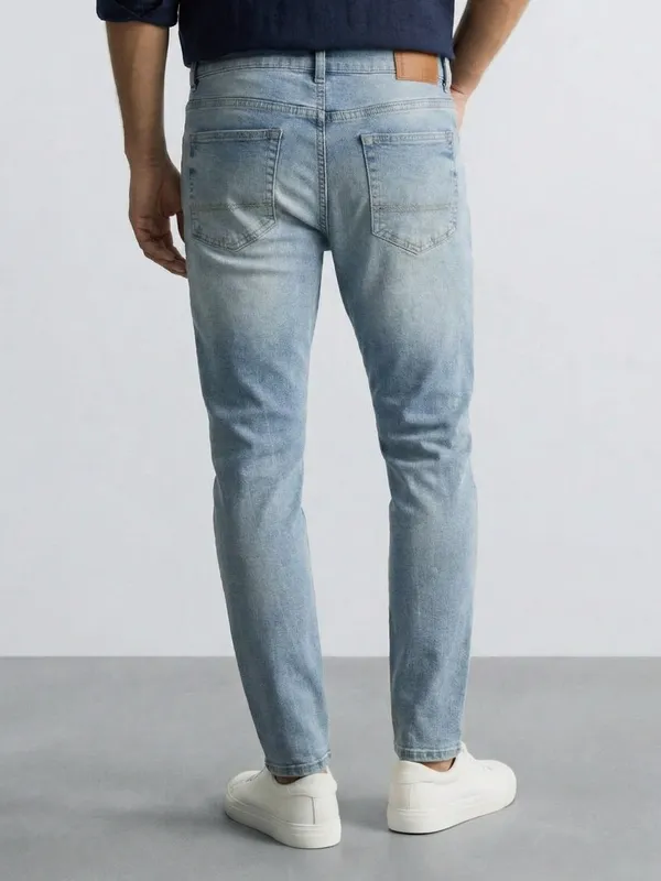 Purple By Highlander Men Blue Slim Fit Stretchable Jeans