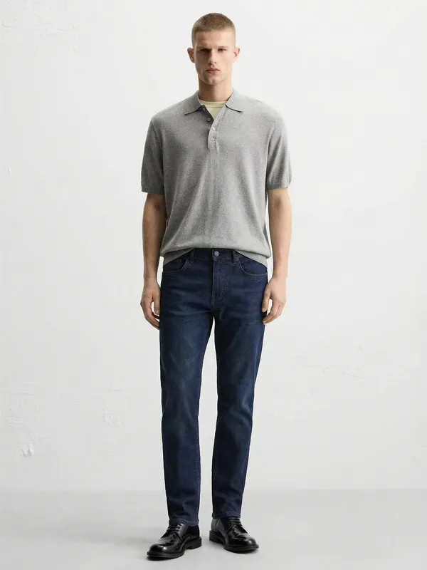 Purple By Highlander Men Blue Slim Fit Stretchable Jeans