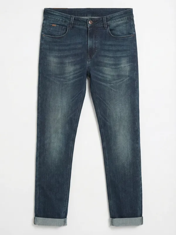 Purple By Highlander Men Blue Slim Fit Stretchable Jeans