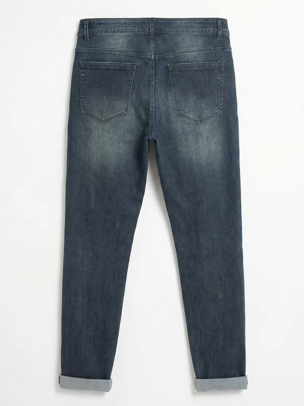 Purple By Highlander Men Blue Slim Fit Stretchable Jeans