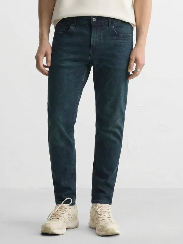 Purple By Highlander Men Blue Slim Fit Stretchable Jeans