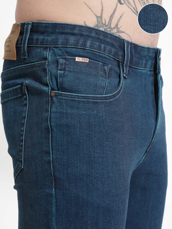 Purple By Highlander Men Blue Slim Fit Stretchable Jeans