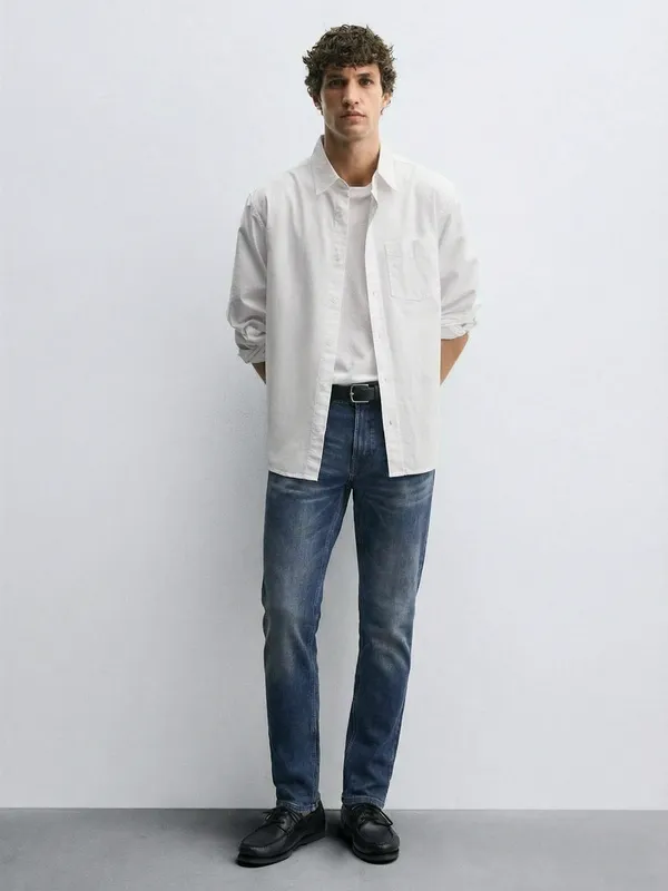 Purple By Highlander Men Blue Slim Fit Stretchable Jeans