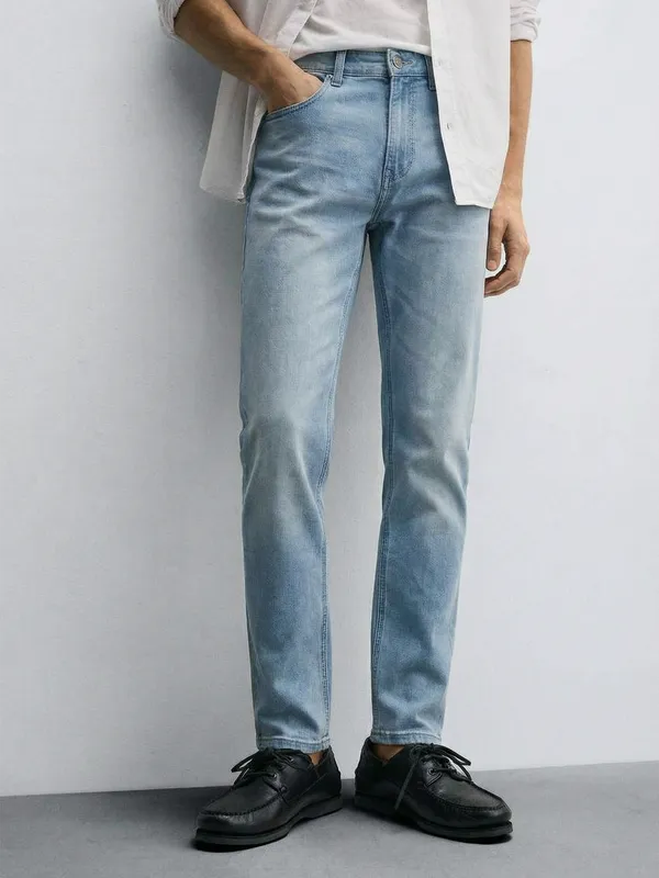 Purple By Highlander Men Blue Slim Fit Jeans