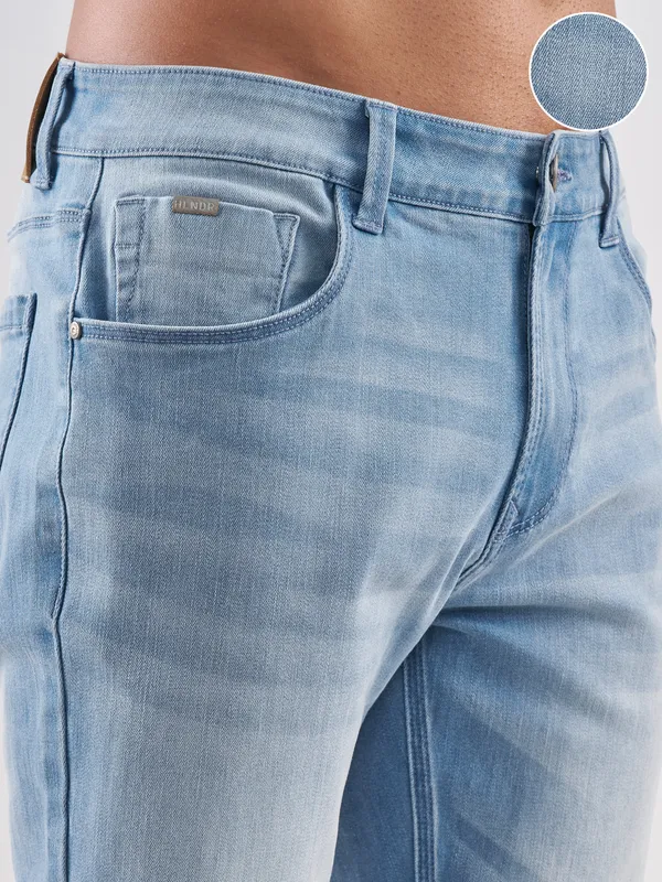 Purple By Highlander Men Blue Slim Fit Jeans