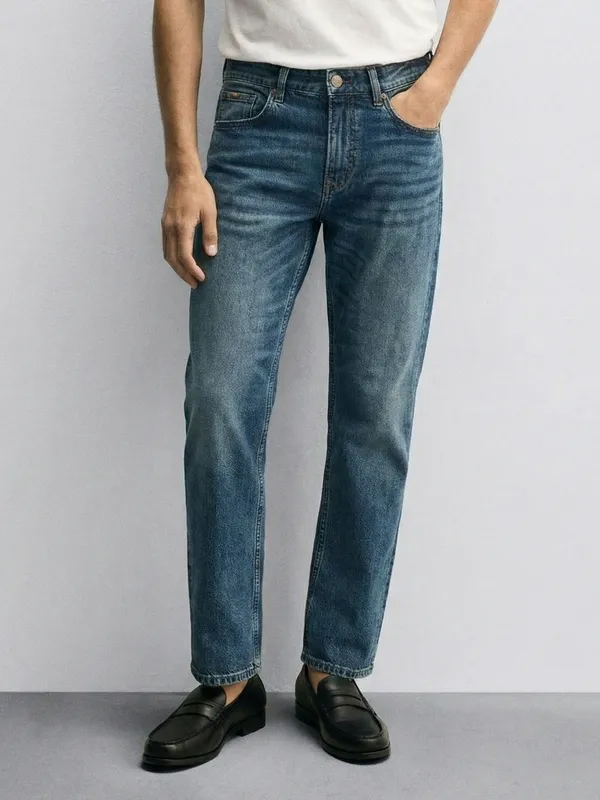 Purple By Highlander Men Blue Slim Fit Jeans