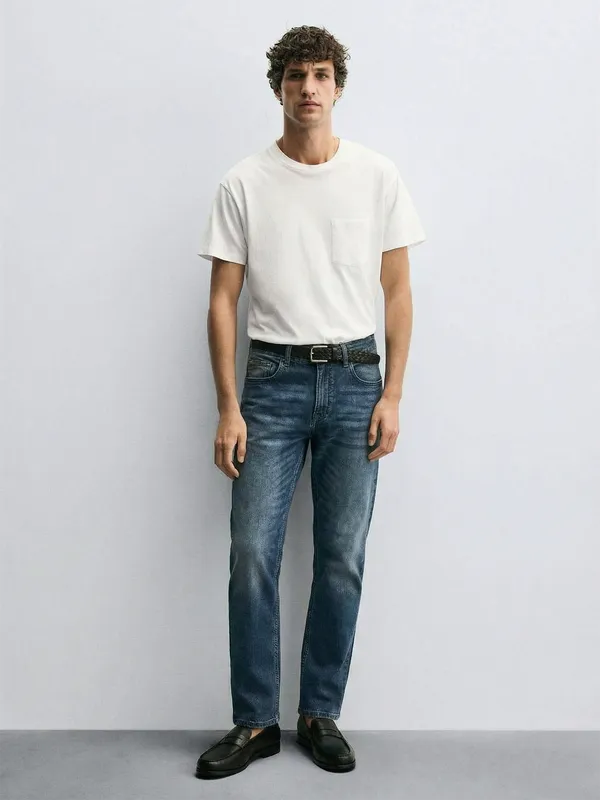 Purple By Highlander Men Blue Slim Fit Jeans