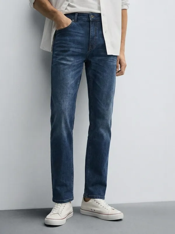 Purple By Highlander Men Blue Slim Fit Jeans