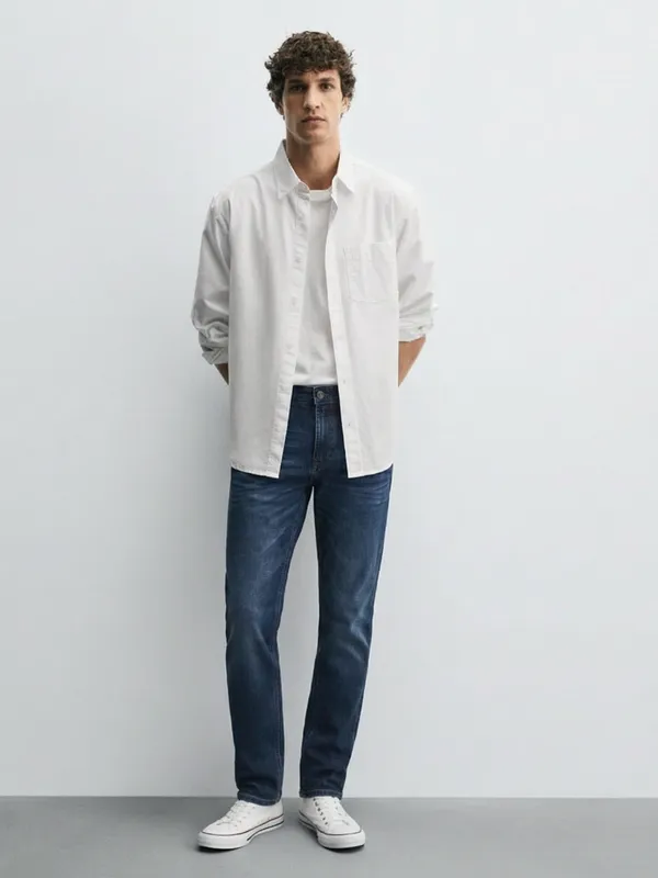 Purple By Highlander Men Blue Slim Fit Jeans