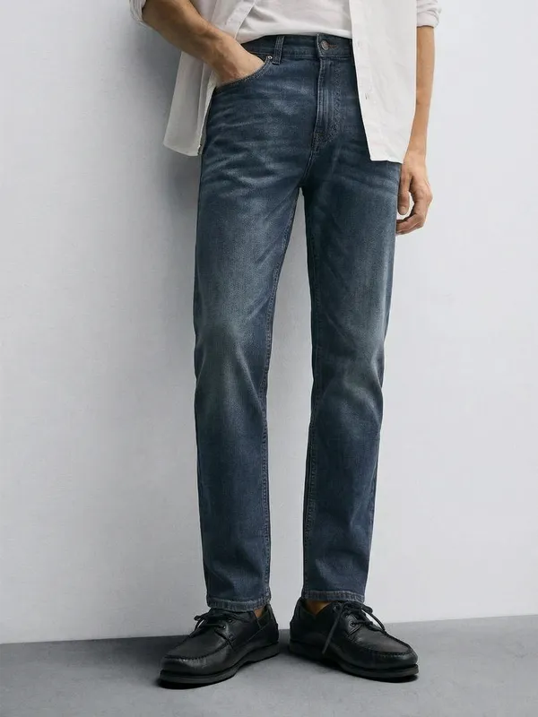 Purple By Highlander Men Blue Slim Fit Jeans