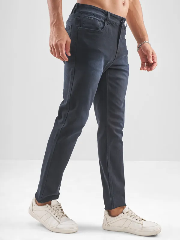 Purple By Highlander Men Blue Slim Fit Jeans