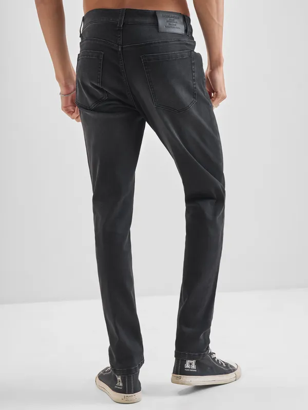 Purple By Highlander Men Grey Slim Fit Stretchable Jeans