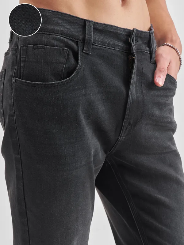 Purple By Highlander Men Grey Slim Fit Stretchable Jeans