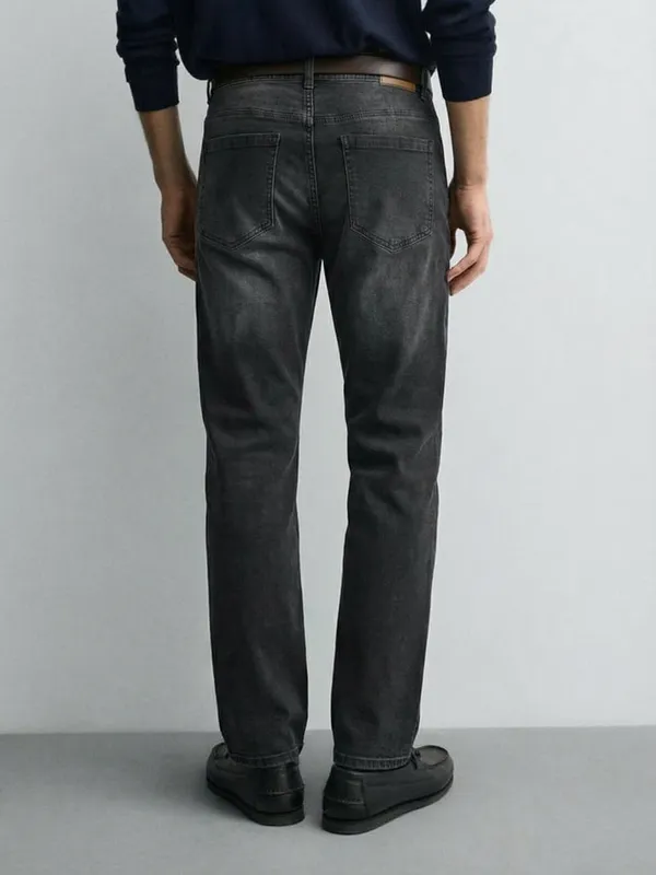 Purple By Highlander Men Black Slim Fit Jeans