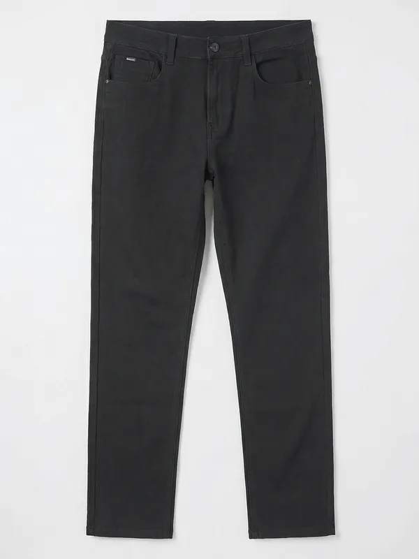 Purple By Highlander Men Black Slim Fit Jeans