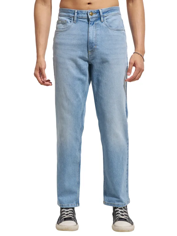 Purple By Highlander Men Blue Regular Fit Stretchable Jeans