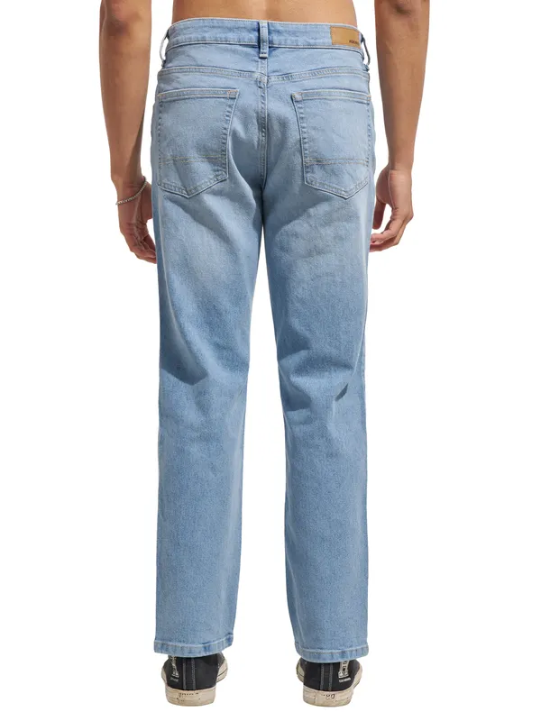 Purple By Highlander Men Blue Regular Fit Stretchable Jeans