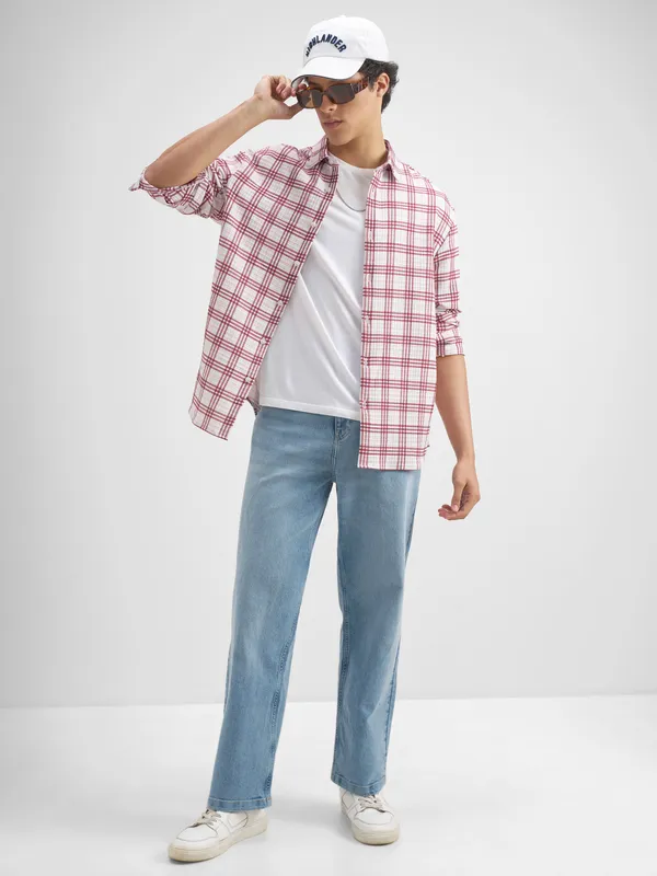 Purple By Highlander Men Blue Loose Fit Stretchable Jeans