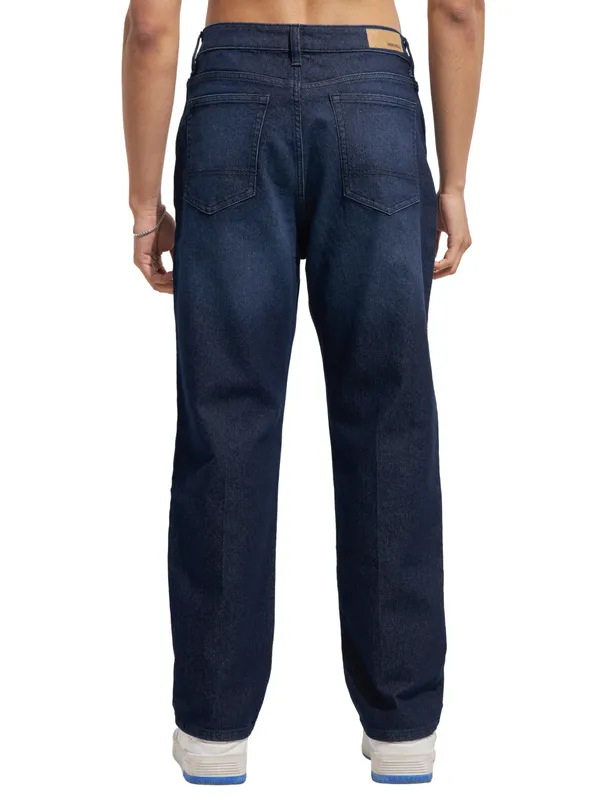 Purple By Highlander Men Blue Relaxed Fit Stretchable Jeans