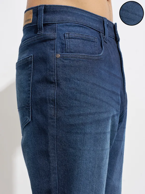 Purple By Highlander Men Blue Relaxed Fit Stretchable Jeans